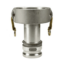 Cople Reductor Camlock Dixon de Aluminio tipo DA Hembra Acople de 4 pulg. X Macho Adaptador de 2 pulg.
