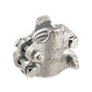 Abrazadera Boss Dixon Galvanizado 4 pernos 2 dedos de agarre de 2-22/64 pulg. X 2-34/64 pulg.