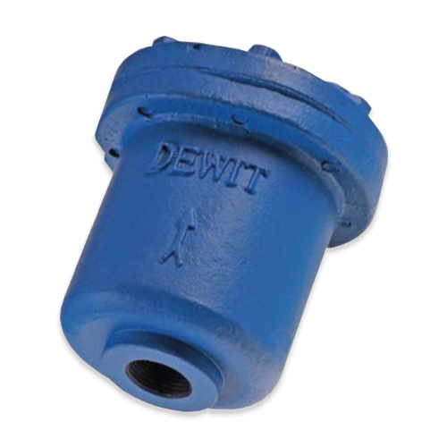 Valvula Eliminadora de aire marca Dewit para Agua de 3/4 pulg. hembra NTP x 3/8 pulg. hembra NTP 150 PSI MAX