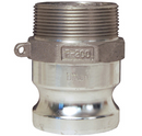 Cople Camlock Dixon de Aluminio tipo F Macho Adaptador 1 1/4 pulg. X Macho NPT de 1 1/4 pulg.