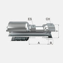 Conexion Crimpable Hembra Giratoria cara plana de 5/8 pulg. x 1/2 pulg. ID Manguera, Covalca, serie FJ, Acero (1JS71-10-8-I)