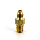 Adaptador Niple Parker de Bronce Macho JIC 37 Flare de 3/8 pulg. X Macho NPTF de 1/2 pulg.