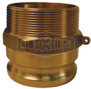 Cople Camlock Dixon de Bronce tipo F Macho Adaptador 1 pulg. X Macho NPT de 1 pulg.