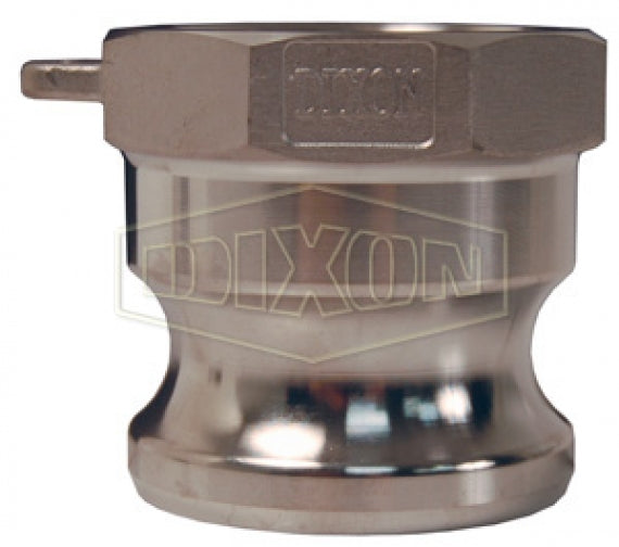 Cople Camlock Dixon de Acero Inoxidable tipo A Adaptador 2 pulg. X Hembra NPT de 2 pulg.