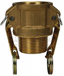 Cople Camlock Dixon de Bronce tipo B Hembra Acople 2 pulg. X Macho NPT de 2 pulg.