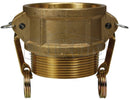 Cople Camlock Dixon de Bronce tipo B Hembra Acople 3 pulg. X Macho NPT de 3 pulg.
