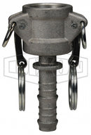 Cople Camlock Dixon de Aluminio tipo C Hembra Acople 3/4 pulg. X Espiga de 3/4 pulg.