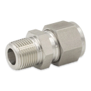 Adaptador Recto Parker de Acero Macho NPT de 3/8 pulg. X Hembra extremo conico 24 de 12mm Serie ligera