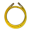 Manguera Industrial Continental de 1/2 pulg. x 1.5M long. a 500 PSI, Baja Presion, Gorila Amarilla, multiusos, con conexiones: Adaptador 1/2 pulg.