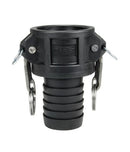 Cople Camlock Dixon de Polipropileno tipo C Hembra Acople de 3 pulg. X Espiga de 3 pulg.