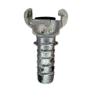 Cople marca ENCO, conexion 1 pulg. Espiga para manguera, galvanizado, tipo 2 garras, (GAM11-I)