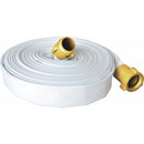 Manguera contra incendio Key Fire Hose de 2 1/2 pulg. Armada con conexiones de bronce NST, 500 PSI 30.4 m (SP25-500)