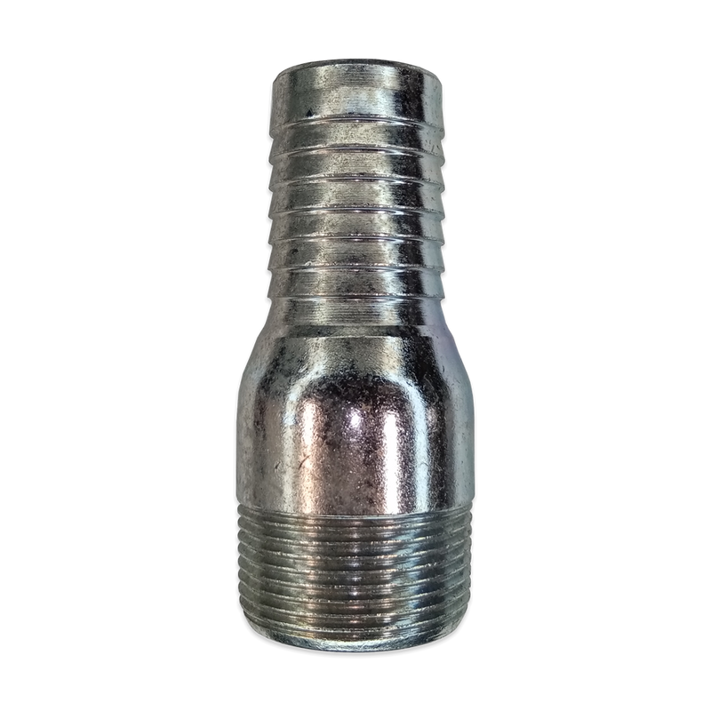 Niple de Botella franja moleteada marca ENCO Galvanizado Macho NPT de 1 1/4 pulg. X Espiga de 1 1/4 pulg. (GSTC15-I)