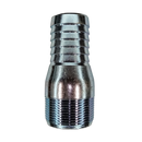 Niple de Botella franja moleteada marca ENCO Galvanizado Macho NPT de 1 pulg. X Espiga de 1 pulg. (GSTC10-I)