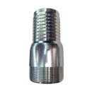 Niple de Botella franja moleteada marca ENCO Galvanizado Macho NPT de 2 pulg. X Espiga de 2 pulg. (GSTC25-I)