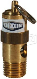 Valvula de Seguridad Dixon de Bronce Macho NPT 1/4 pulg. de 100 PSI