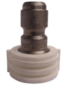 Boquilla de pulverizacion Dixon de Bronce tipo blanca Enchufe recto de 1/4 pulg.