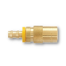 Acoplador de lengueta para manguera Push-Lok Parker de 3/8 pulg; sin rosca; 200 PSI, 6 GPM, serie Moldmate.