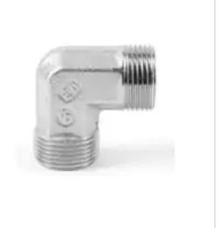 Adaptador Union Codo 90 Parker de Acero Zincado 8mm x 8mm Serie Ligera,libre de Cr(VI)