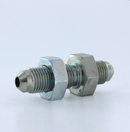 Adaptador Recto pasamuros Parker de Acero Macho JIC 37 Flare de 3/8 pulg. X Macho JIC 37 Flare de 3/8 pulg.