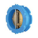 Valvula de Retencion tipo Wafer marca Titan Flow de 6 pulg. serie CV 41-DI de Hierro Ductil, 250 PSI, Disco Bronce, Asiento Buna-N, y disco Inconel, ANSI Clase 150
