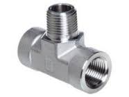 Adaptador Tee Parker de Acero Hembra NPTF de 1/2 pulg. X Hembra NPTF de 1/2 pulg. X Macho NPTF de 1/2 pulg. al Centro