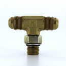 Adaptador Tee Parker de Acero Macho JIC 37 Flare de 3/8 pulg. X Macho JIC 37 Flare de 3/8 pulg. X Macho SAE 6 O-Ring al Centro
