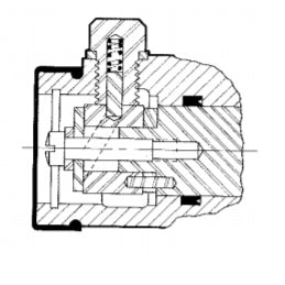 Reten giratorio en W, para usar con: Valvulas de control direccional hidraulico Parker SP-W4-HP