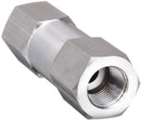 Valvula Check Parker de Acero Inoxidable Hembra NPT de 1/2 pulg. 6000 PSI Apertura 5psi