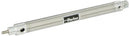 Cilindro Neumatico Parker Acero Inoxidable, Serie SR, Montaje en Vastago, Puerto 1/4 pulg. NPT, Carrera de 6 pulg.