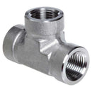 Adaptador Tee Parker de Acero Inoxidable Hembra NPT de 1/4 pulg. X Hembra NPT de 1/4 pulg. X Hembra NPT de 1/4 pulg.