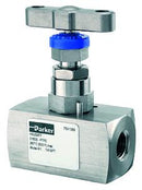 Valvula de Aguja Parker de Acero Inoxidable Hembra NPT de 1/4 pulg. 10000 PSI