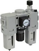 Unidad FRL Parker de 1/4 pulg. NPT, Purga automatica, 125 PSI, Serie P31