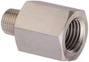 Adaptador Reductor Parker de Acero Inoxidable Hembra NPT de 1/2 pulg. X Macho NPT de 1/4 pulg.