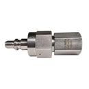 Niple Rapido con Valvula Check SpirStar Hembra NPT de 1/4 pulg. 15000 PSI