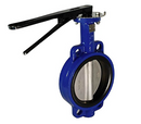 Valvula de Mariposa tipo Wafer marca Titan Flow, de 2 1/2 pulg. serie BF 75-CI, de Hierro Ductil, 200 PSI, Disco Inoxidable, Asiento Buna-N, ANSI Clase 125/150