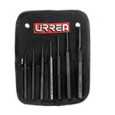 Juego de punzones botadores Urrea Acero microaleado 7 pzas