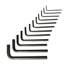 Juego de llaves hexagonales L Urrea de Acero SAE 1/16 pulg. a 3/8 pulg. 12 pzas