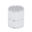 Dado Urrea de Acero Metrico 12 puntas Boca de 11mm X Cuadro de 3/8 pulg. Longitud de 1 1/8 pulg.