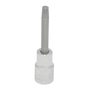 Dado Urrea de Acero Punta torx Boca de T50 X Cuadro de 1/2 pulg. Longitud de 3 5/8 pulg.