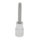 Dado Urrea de Acero Punta torx Boca de T40 X Cuadro de 1/2 pulg. Longitud de 3 1/4 pulg.