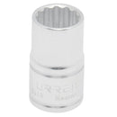 Dado Urrea de Acero SAE 12 puntas Boca de 1/2 pulg. X Cuadro de 1/2 pulg. Longitud de 1 1/2 pulg.