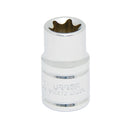 Dado Urrea de Acero SAE Punta Torx Hembra Boca de E16 X Cuadro de 1/2 pulg. Longitud de 38mm