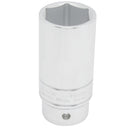 Dado largo Urrea de Acero SAE 6 puntas Boca de 7/8 pulg. X Cuadro de 3/4 pulg. Longitud de 3 1/2 pulg.