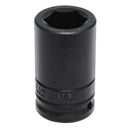 Dado impacto largo Urrea de Acero Fosfatizado SAE 6 puntas Boca de 15/16 pulg. X Cuadro de 3/4 pulg. Longitud de 3 pulg.