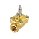 Valvula de Solenoide Marca Parker Skinner de Laton de 2 vias, NC, Accion Directa, 1/2 pulg. NPT,  sellos de NBR (USOS GENERALES), 10W, 100 Psi MAX.